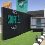 Souffle Cafe - Cladding - Black Brick Slips