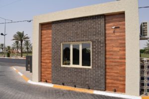 black brick slip - gray cafe
