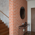 brick feature wall