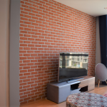 brick feature wall