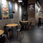 brown brick interior